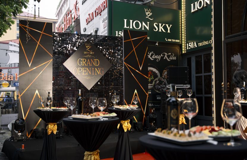 Không gian Grand Opening tại LionSky