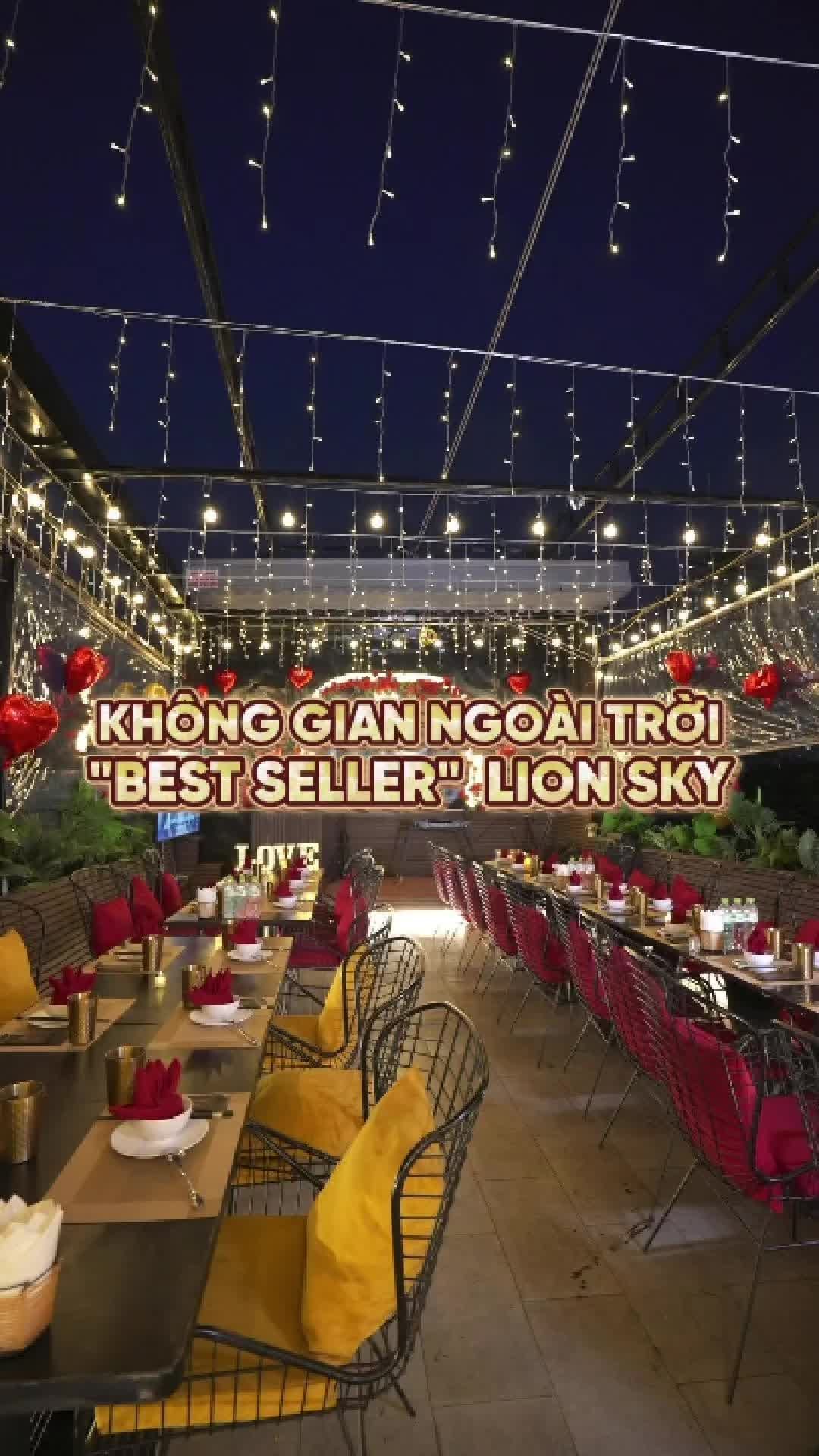 Không gian best seller tại Lion Sky  #lionskytruongchinh #trending #nhahangtiec #hanoi #truongchinh