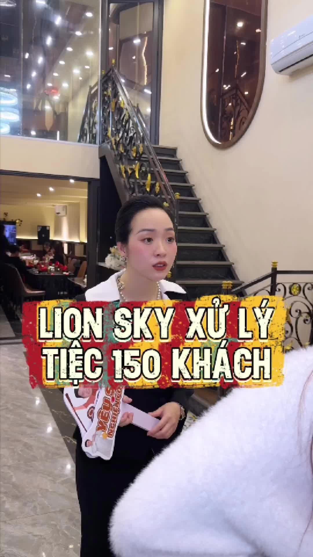 Khách hơn trăm người thì ngồi đâu?  #lionskytruongchinh #tiktokviral #fyp #tiktokfood #yearendparty